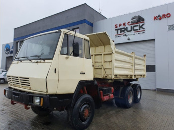 Steyr 1491-MAN, Full Steel 6x6, Manual Pump - Billenőplatós teherautó: 3 kép.