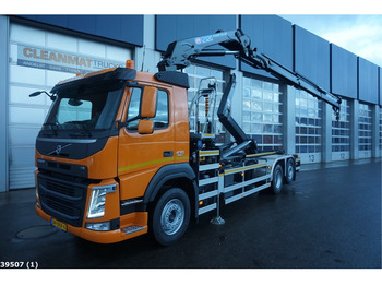 Horgos rakodó teherautó, Darus autó Volvo FM 440 HMF 23 ton/meter laadkraan: 1 kép.