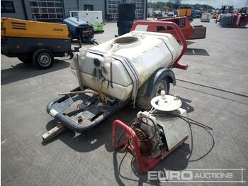  Brendon Bowsers Single Axle Plastic Water Bowser, Yanmar Pressure Washer (Spares) - Magasnyomású mosó