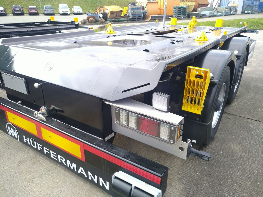 Hüffermann 2-A-MINI-CARRIER Safetyfix verzinkt NEU Vollauss  - Multiliftes/ Konténerszállító pótkocsi: 5 kép.